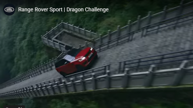 Rover auf der Tianmen-Himmelstreppe