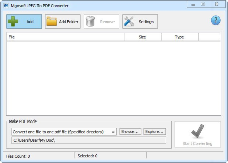 Mgosoft JPEG To PDF Converter 8.7.5