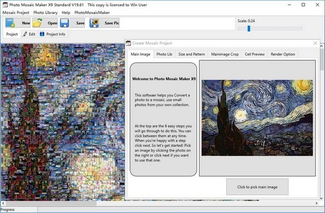 Photo Mosaic Maker X9 Standard Edition 19.61