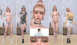 Miroslava Slavik realm of oblivion - teen custom character Sims 4 CAS outfit preview - thumbnail