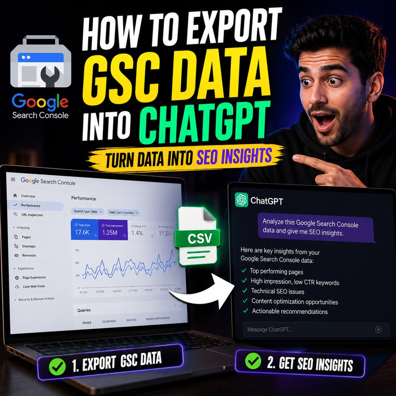 how to export Google Search Console data into ChatGPT SEO analysis 2026
