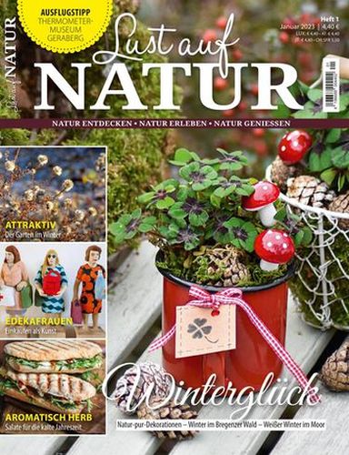 Cover: Lust auf Natur Magazin No 01 Januar 2023
