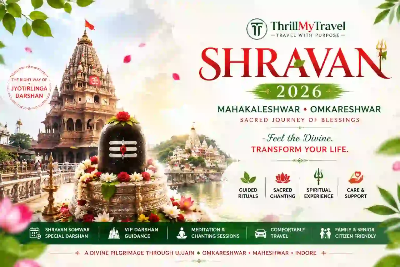 Shravan Mahakal Package 2026 Mahakaleshwar Omkareshwar Jyotirlinga Darshan Tour Ujjain