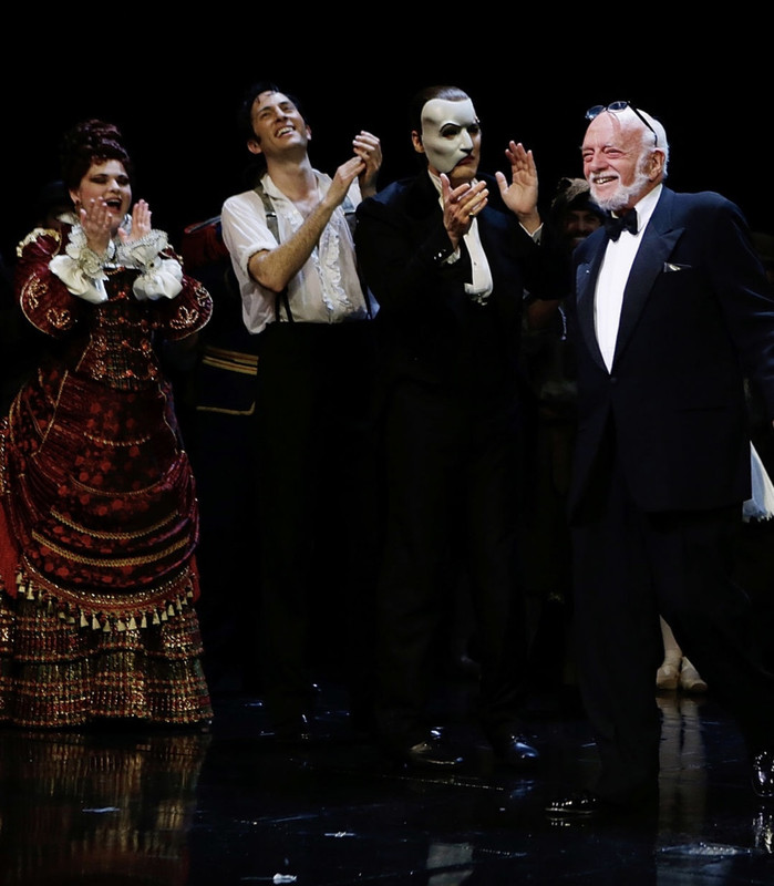 Hal Prince at Phantom’s 25th on Broadway 26/1/2013