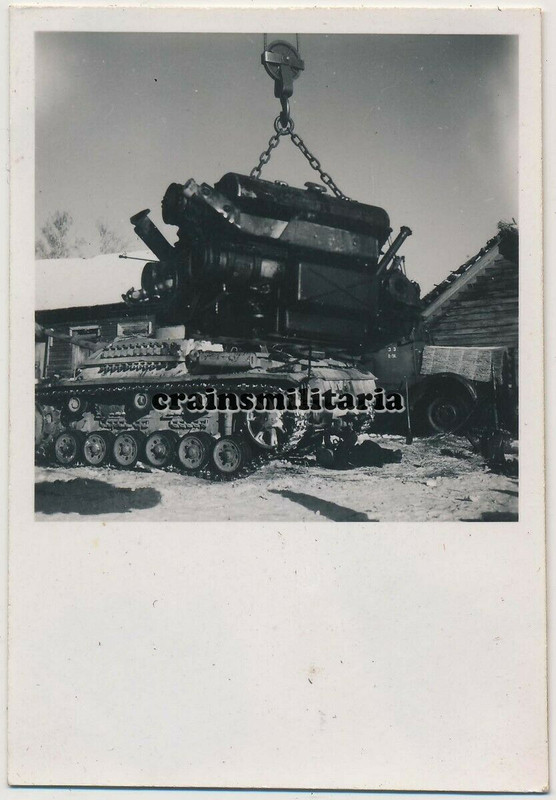 Orig. Foto Sturmgeschütz III der StuG Brigade 912 Russland 1944 