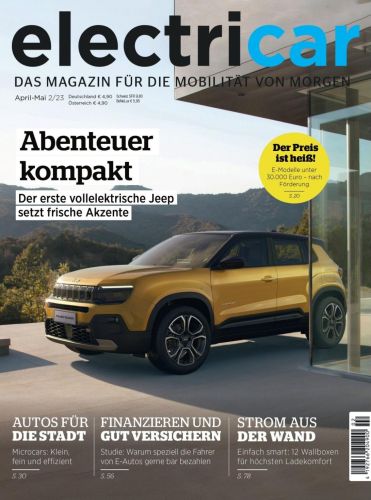 Cover: Electricar Das Magazin für die Mobilität No 02 April-Mai 2023