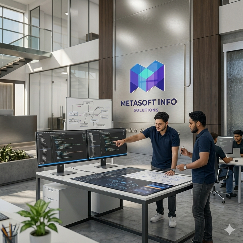 Our team working