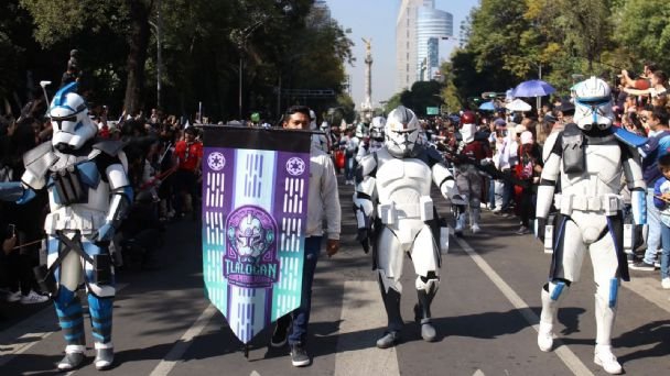 ¡De otra Galaxia! Así se vivió el desfile de Star Wars en Paseo de la Reforma