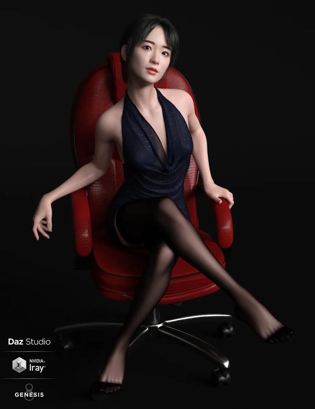 Xu Character And Hair for Genesis 8 Female