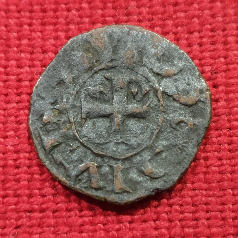 Denier Ancien Anjou Angers - FVLCO COMES / VRBS ANDEGAVS, époque Louis XIII à Louis XVI