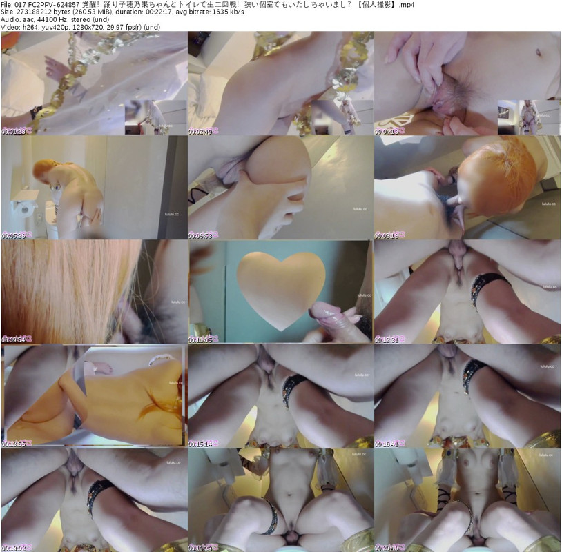 017 FC2PPV-624857 覚醒！踊り子穂乃果ちゃんとトイレで生二回戦！狭い個室でもいたしちゃいまし？【個人撮影】_s