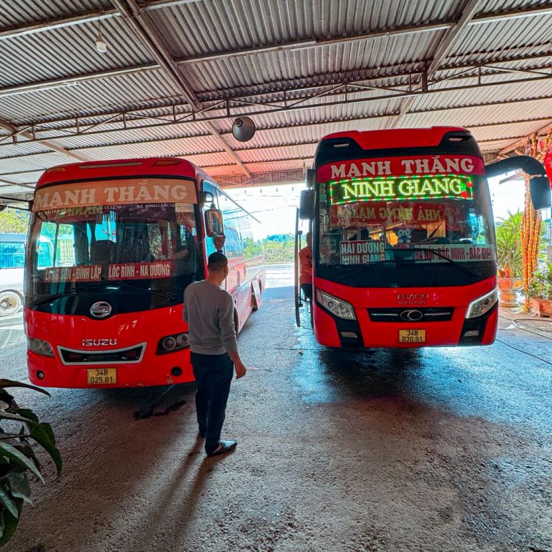 Xe Mạnh Thắng: Lạng Sơn - Bắc Giang - Bắc Ninh - Hải Dương - Ninh Giang