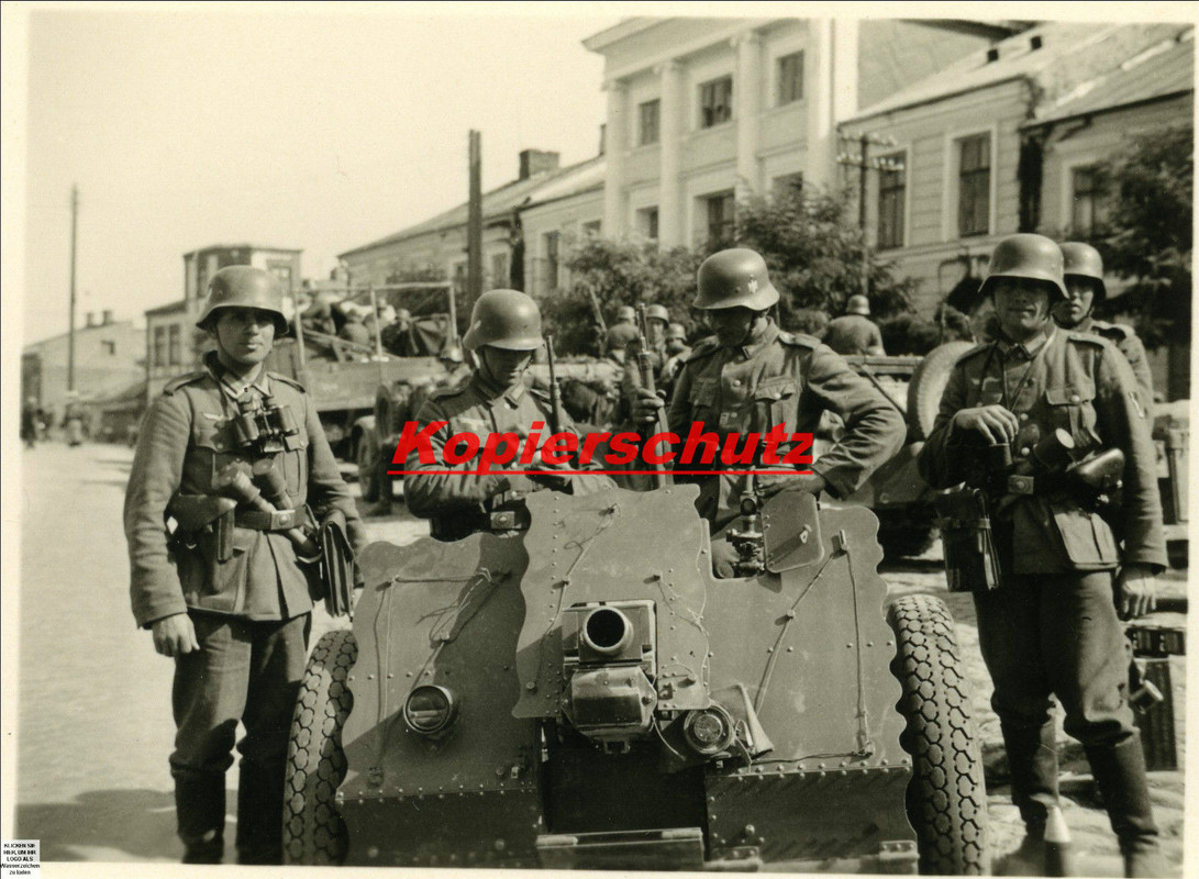 Fotos Polen 1939 Infanterie-Geschütz Kompanie Panzer