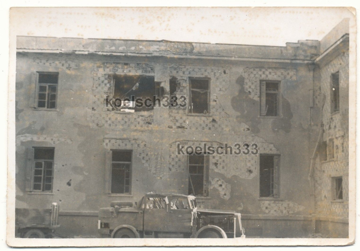 Foto Catania Sizilien Häuser Ruinen Faun Rad Sch