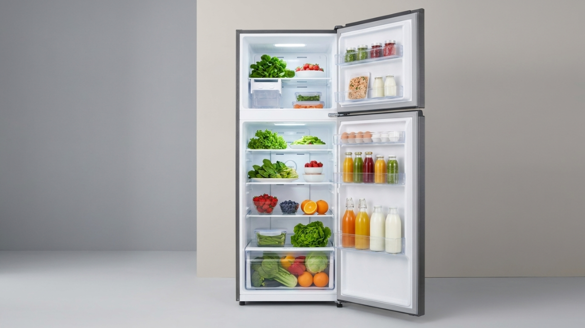 Refrigeradora Top Mount Oster M/OS-NFM11202SDI 12 cu.ft. Inverter No Frost Gris