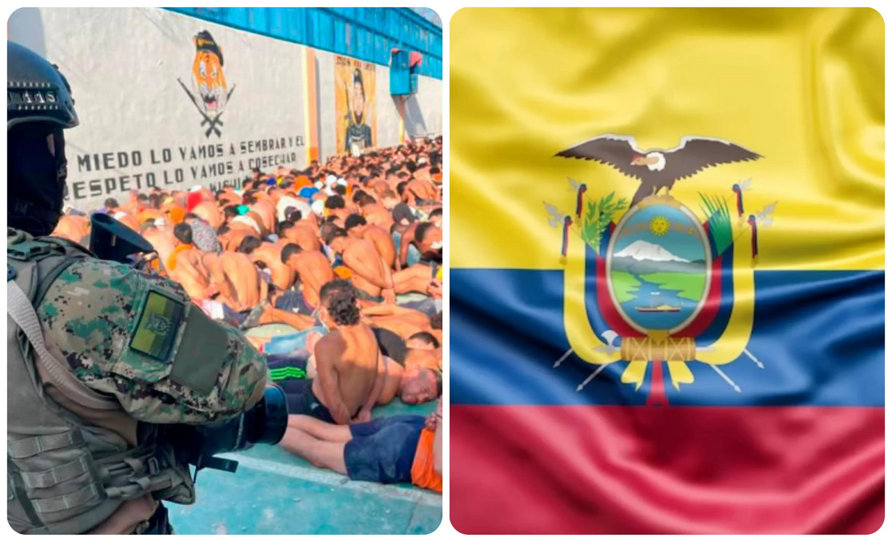 Presidente de Ecuador planea deportación de mil 500 presos colombianos