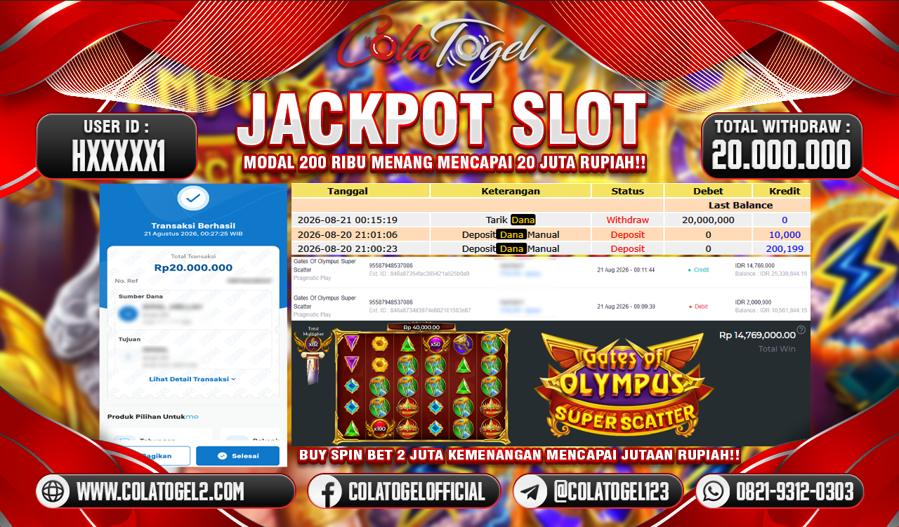 JACKPOT SLOT GACOR!!