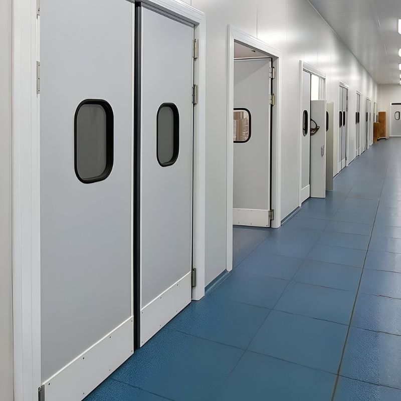 Réalisation porte va-et-vient 4