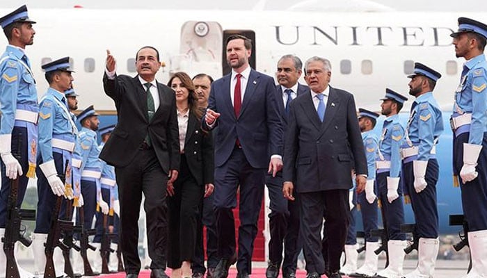 J.D.Vance arrives in Pakistan for crucial US-Iran peace talks