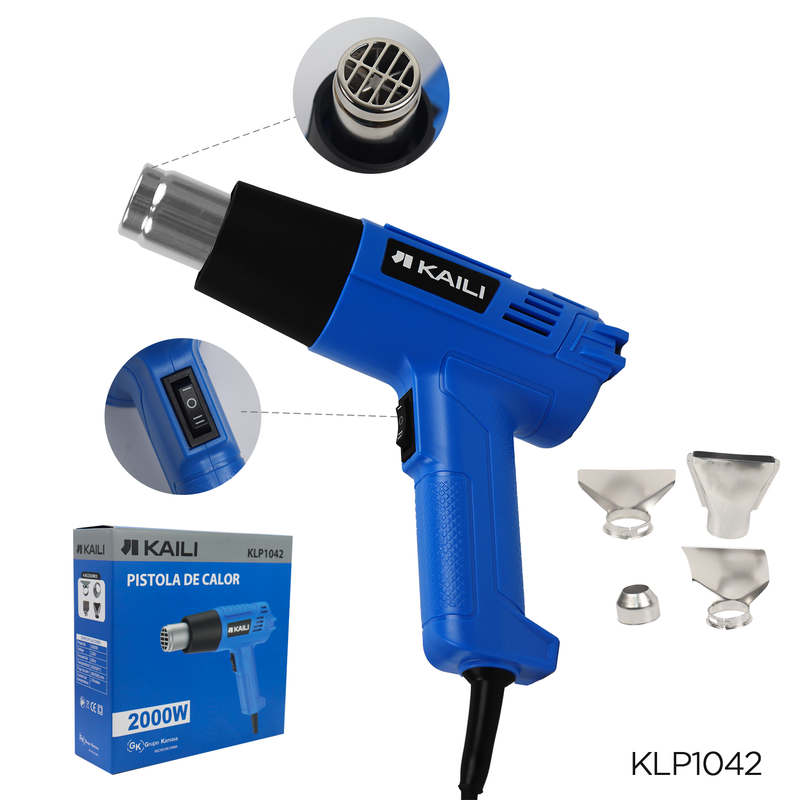 PISTOLA DE AIRE CALIENTE 2000W KAILI