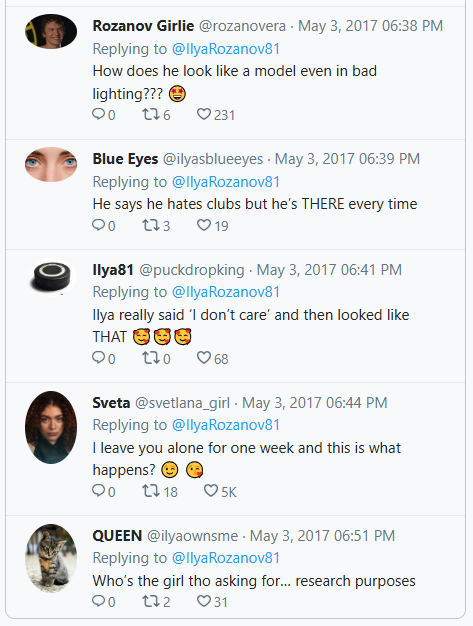 Ilya post comments