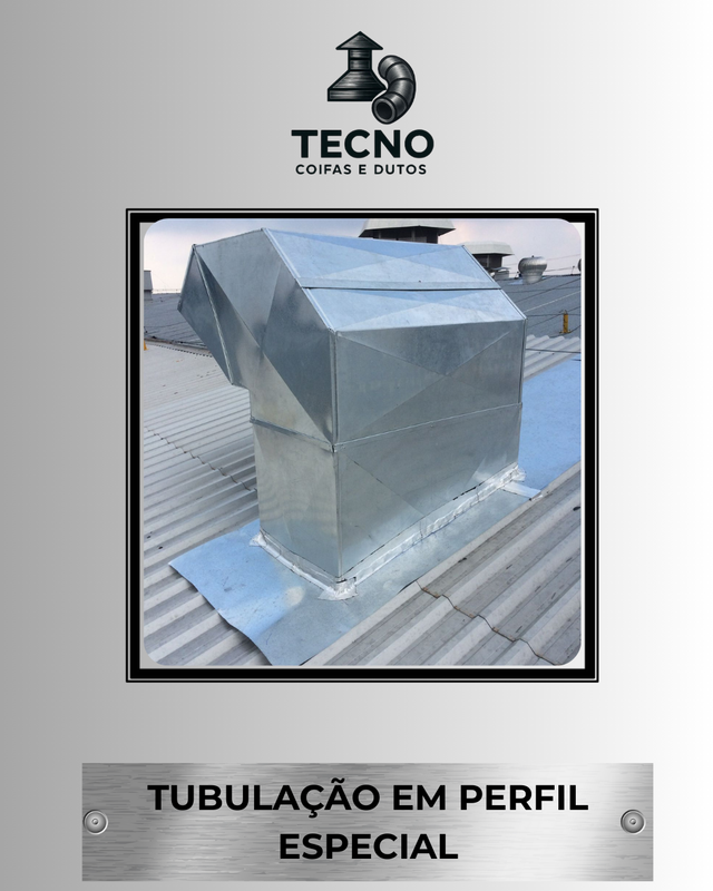 Tubulação em perfil especial
