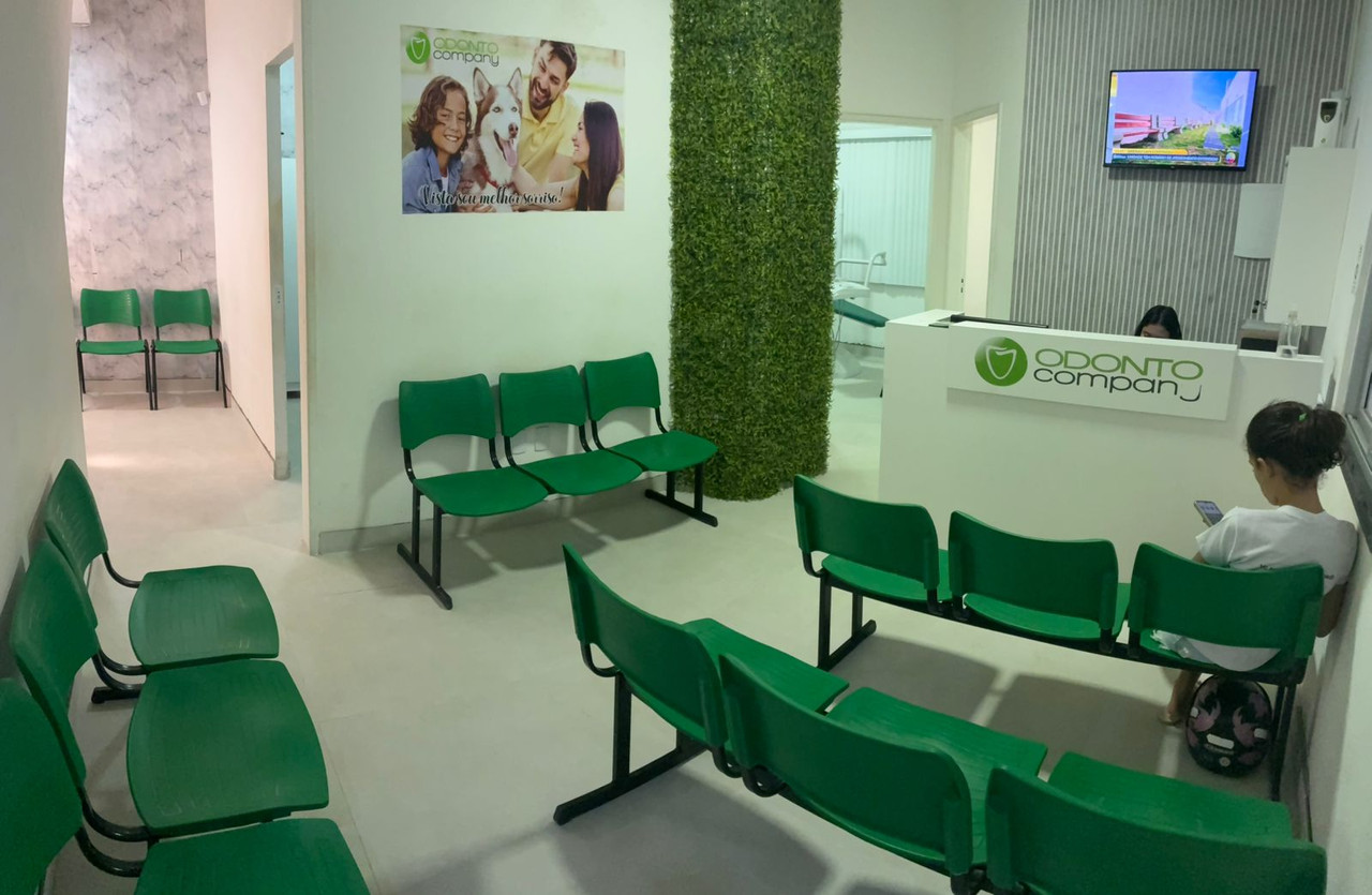 Interior da clinica Odonto Company