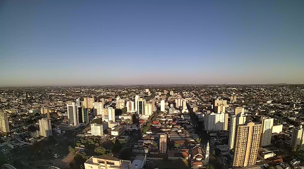 Campo Grande nesta manhã de quarta-feira
