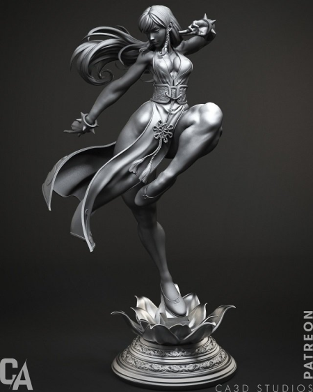Ca 3d Studios – Chun-Li – 3D Print Model Ca 3d Studios – Chun-Li – 3D Print Model