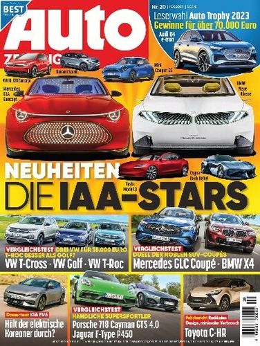 Cover: Auto Zeitung Magazin No 20 vom 13  September 2023