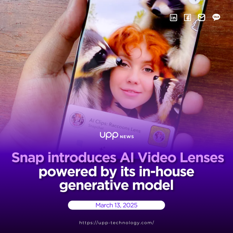Snap introduces AI Video Lenses powered by its in-house generative model