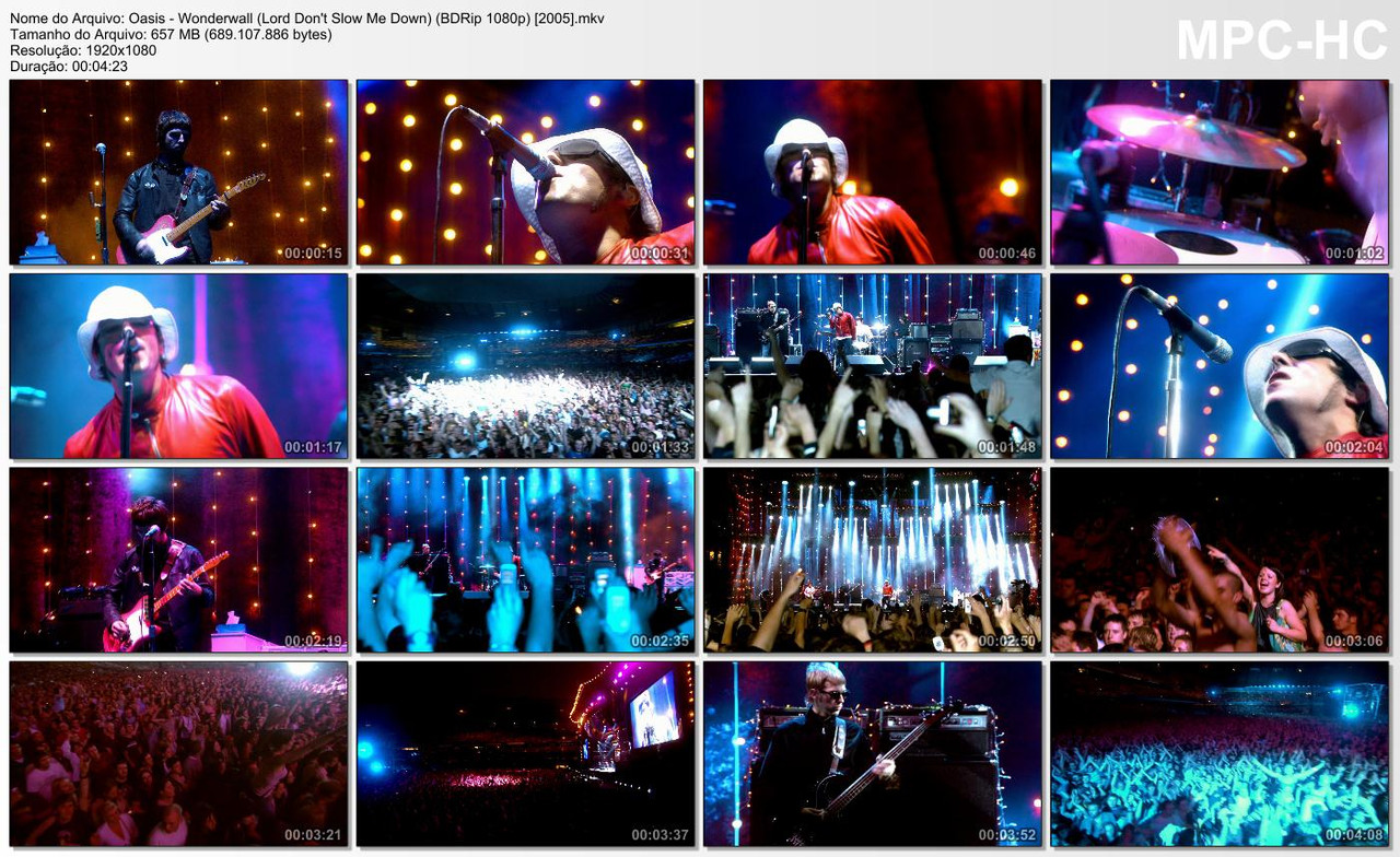 Oasis - Wonderwall (Lord Don't Slow Me Down) (BDRip 1080p) [2005]
