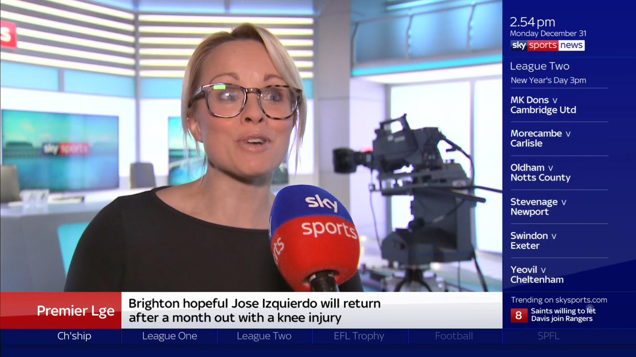 31 December - 14.00.00 - Sky Sports News. All the news from the 