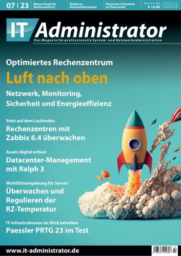 Cover: It-Administrator Magazin Juli No 07 2023