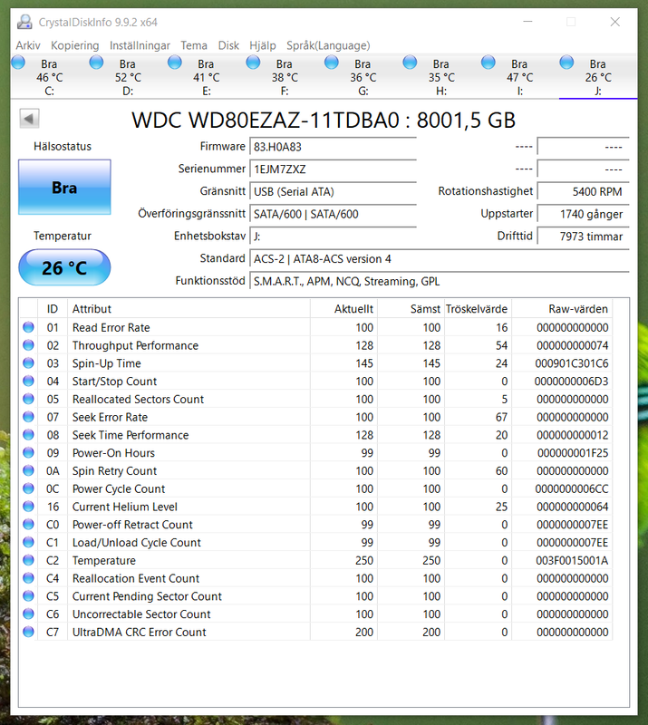 Crystal Disk Info 8TB 1 NY