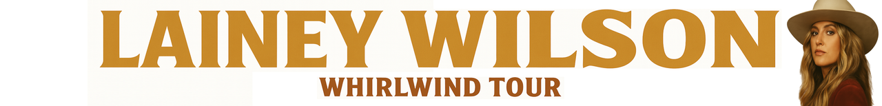 Lainey Wilson Whirlwind Tour tickets banner