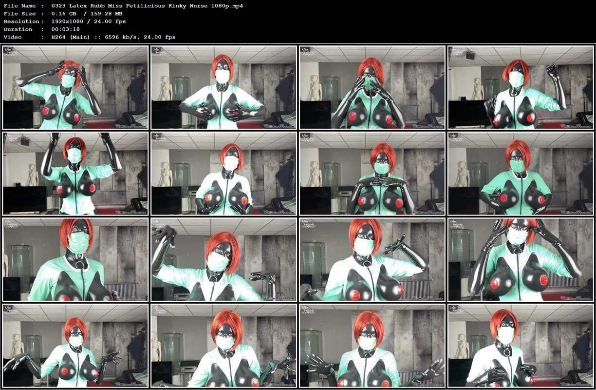 0323 Latex Rubb Miss Fetilicious Kinky Nurse 1080p.mp4