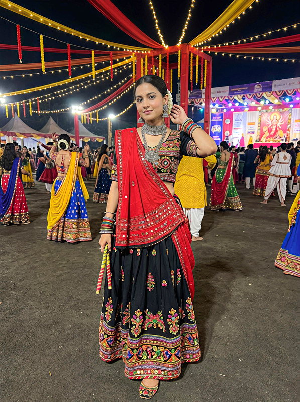 Navratri Garba Night Female | PromptGet