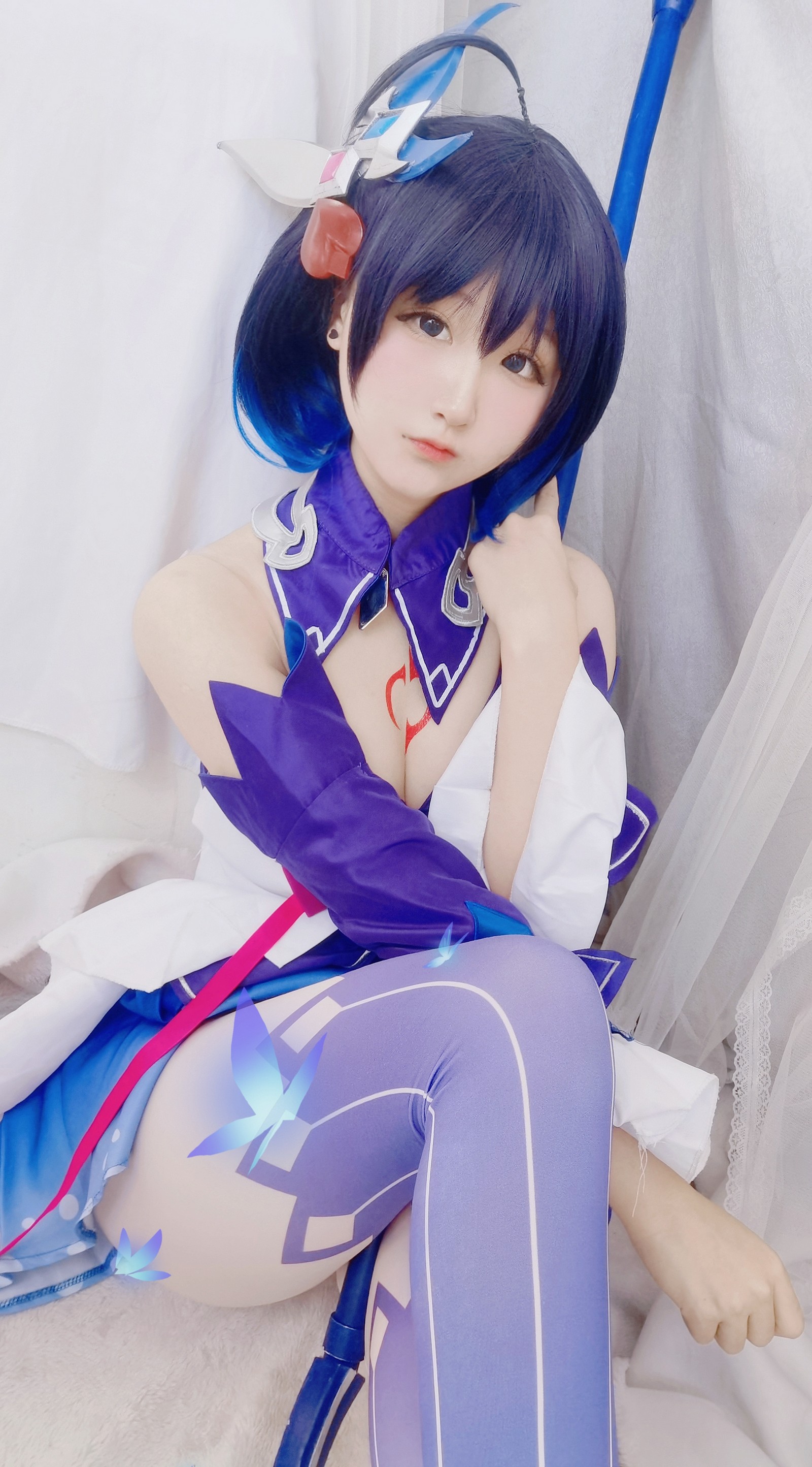 Seele麦麦希儿幻海梦蝶写真集｜梦幻蓝色系高清图集（168P-229.3M）插图8