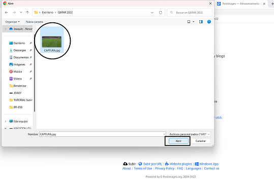 TUTORIAL - Cómo subir las capturas del partido a la plantilla de subida 2postimages