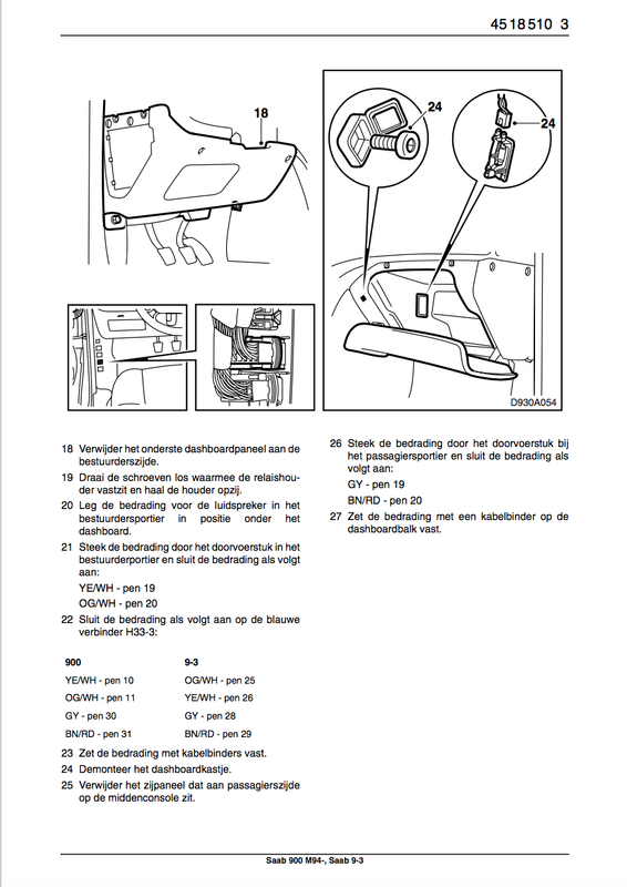Montagehandleiding set portierluidsprekers en versterker p3