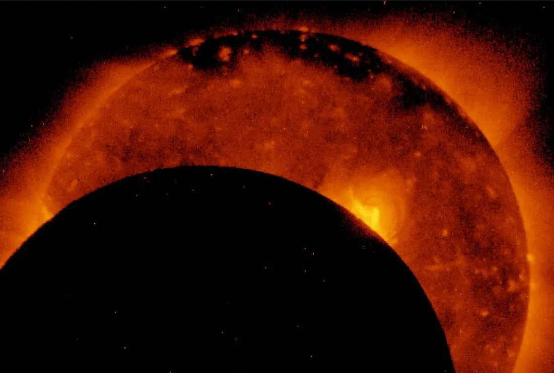 Así es como capturó la NASA el eclipse solar desde el espacio (Foto)