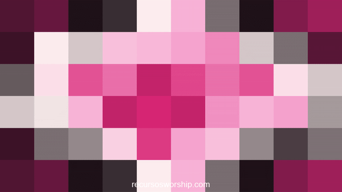 loop vj píxeles magenta rombos