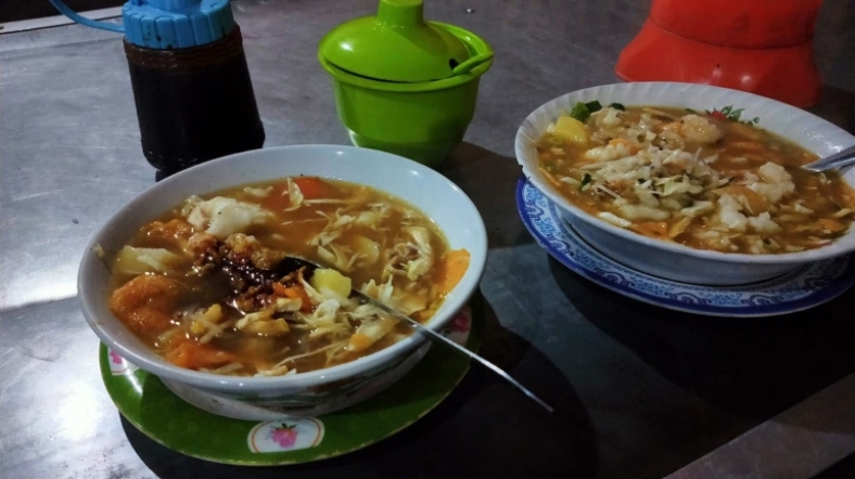 Bubur Sop Mang Kapi.