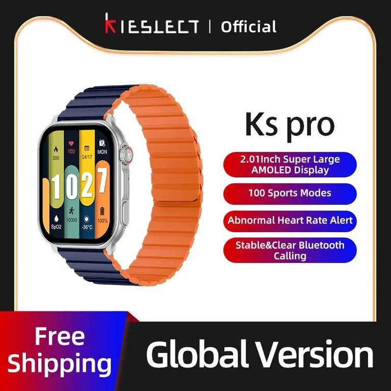AliExpress: Smartwatch Ks pro AMOLED 2.01 pulgadas