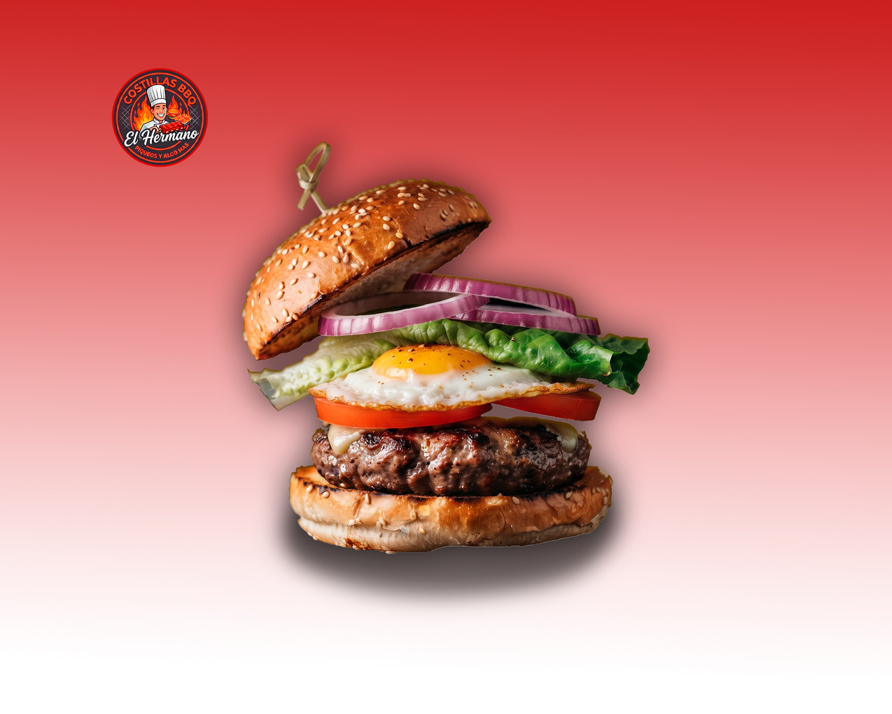 Hamburguesa (Huevo - Carne - Vegetales)