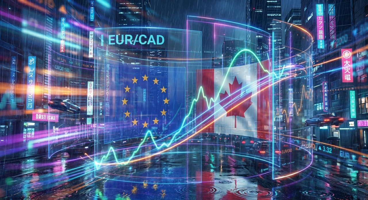 EUR/CAD Melemah Didukung CAD Harga Minyak Tinggi; ECB Hawkish dan BoC Stabil Membentuk Dinamika Pasar