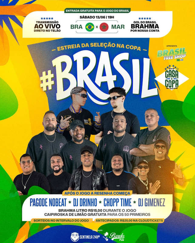 Estreia da Seleção na Copa
