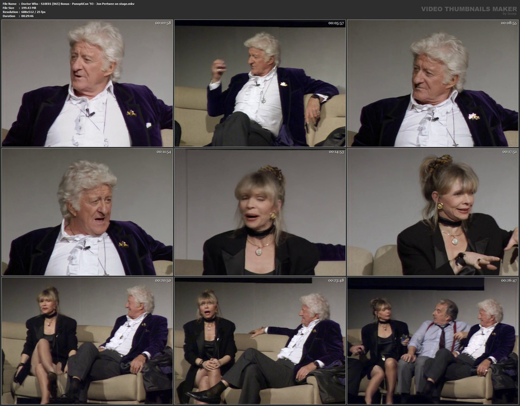 Doctor Who - S10E01 (065) Bonus - PanoptiCon '93 - Jon Pertwee on stage.mkv