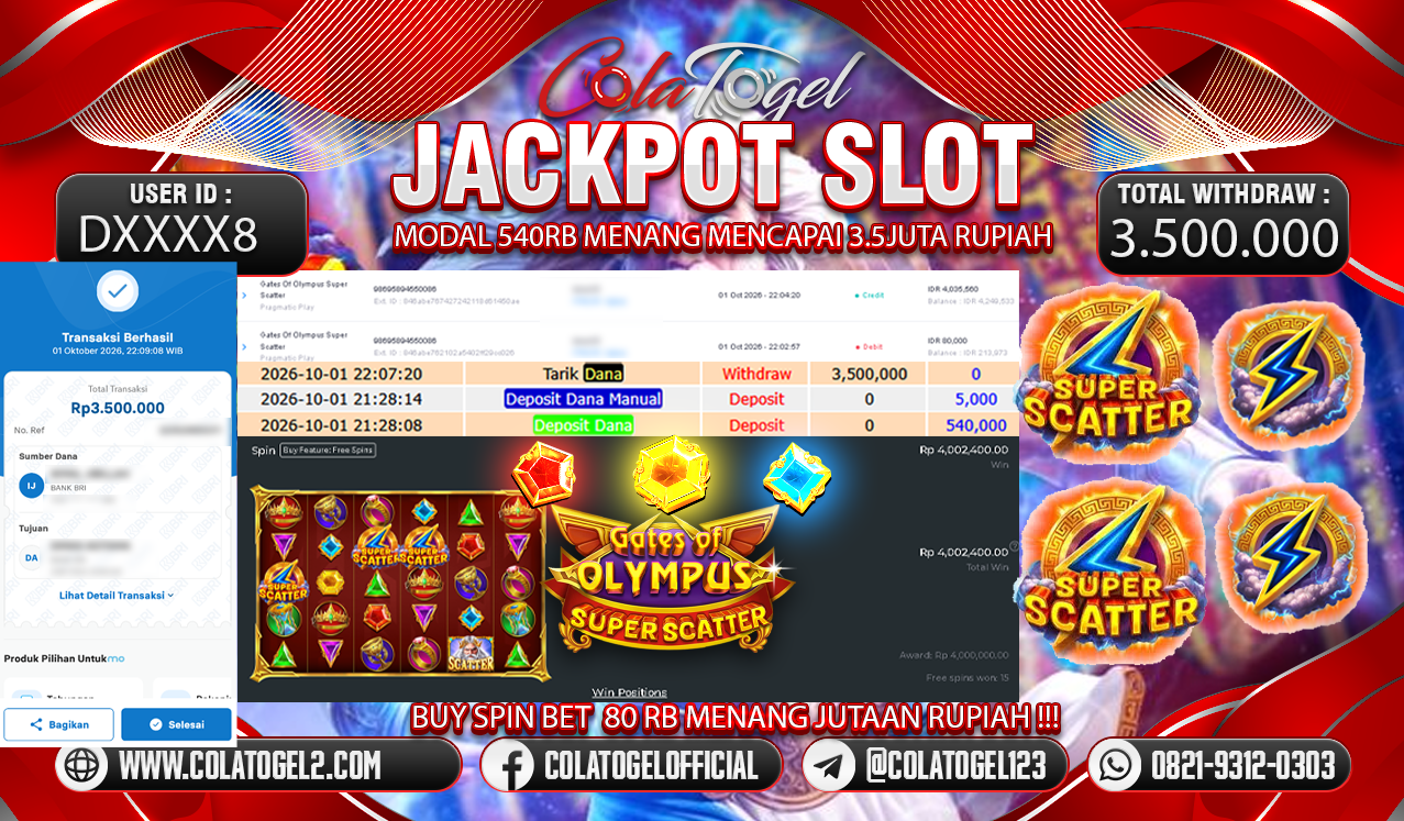JACKPOT SLOT GACORR !!!